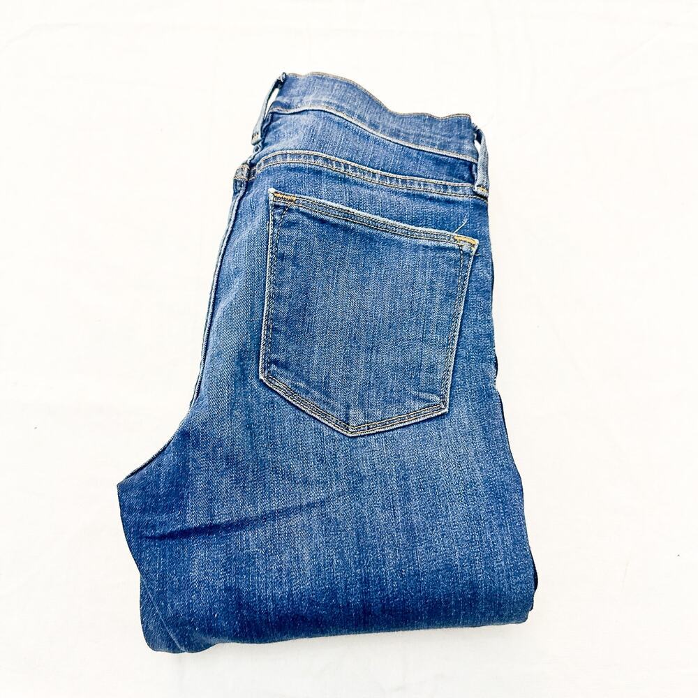 Frame Le High Skinny Crop Kenya LHSKCTS899 Zip Fly Denim Jeans Size 25